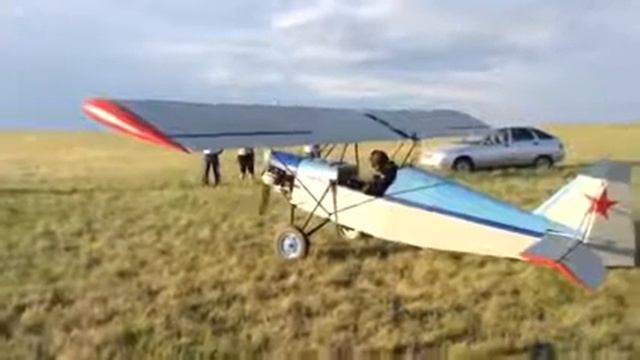 Самодельный самолёт / Self-made plane смотреть онлайн