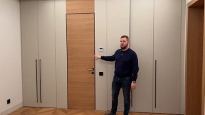 Уникальный встроенный шкаф с межкомнатной дверью за 2 минуты
