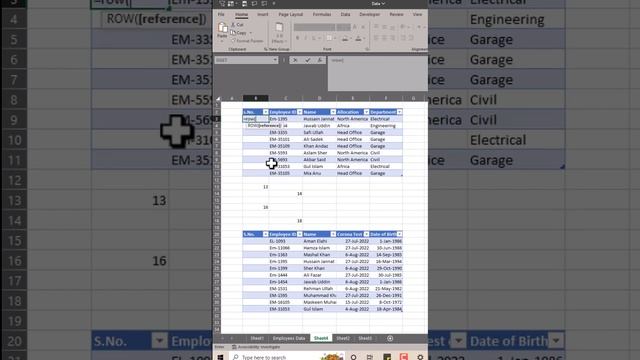 Dynamic serial number to in #excel #table | #exceltips #exceltricks #row with #subtract #formula смотреть онлайн