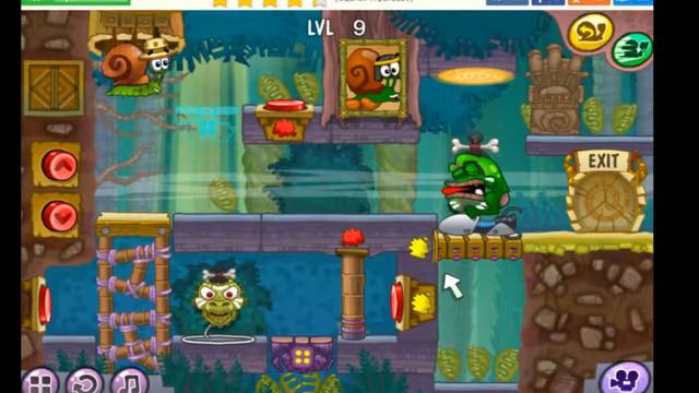 УЛИТКА БОБ 8 прохождение видео со звездами! Мультик игра для детей! Snail Bob смотреть онлайн