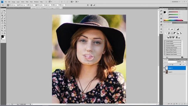 How to Combine Two Faces or Face Swap in Photoshop - Merge Faces смотреть онлайн