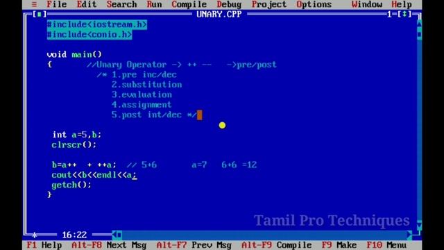 8. Unary Operator Technical Questions in Tamil смотреть онлайн