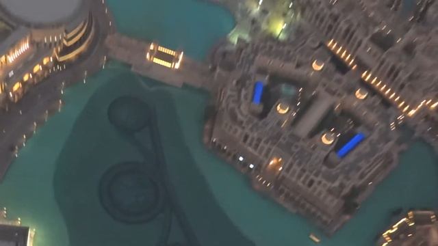 view from the top burj khalifa - Обзор с башни Бурдж Халифа смотреть онлайн