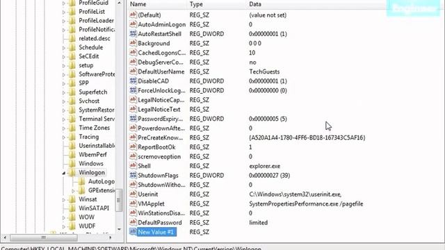 Configure Windows Automatic Logon via REGEDIT in Windows 7 смотреть онлайн