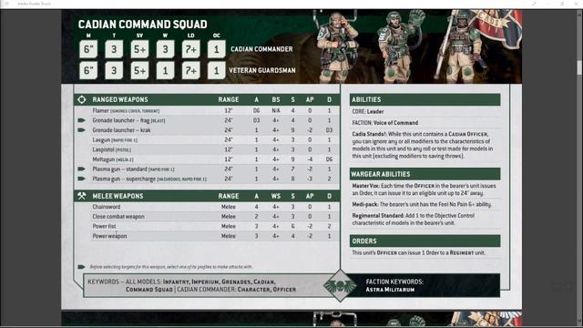 Warhammer 40,000 Astra Militarum Cadian Command Squad #warhammer #warhammer40k #40k смотреть онлайн