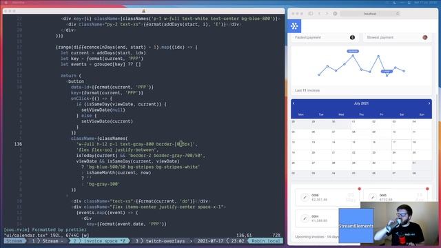 Part 8: Invoice system in Next.js & Tailwind // !tailwind !discord !vim смотреть онлайн
