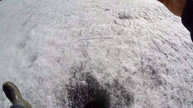 ПЕРВАЯ ЛУНКА И СРАЗУ ТРОФЕЙ !!! Рыбалка на чёртик. смотреть онлайн