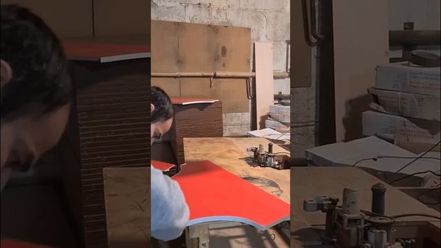 Клеем кромку на криволинейном станке смотреть онлайн