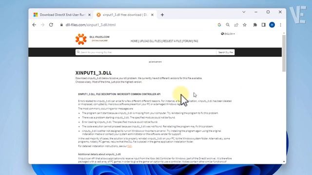 The Program can't start because XINPUT1_3.dll is missing from your computer in Windows 11/10/8/7 FI смотреть онлайн