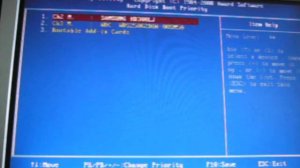 Переключение SSD диска в биосе