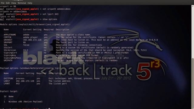 Java Signed Applet Vulnerability смотреть онлайн