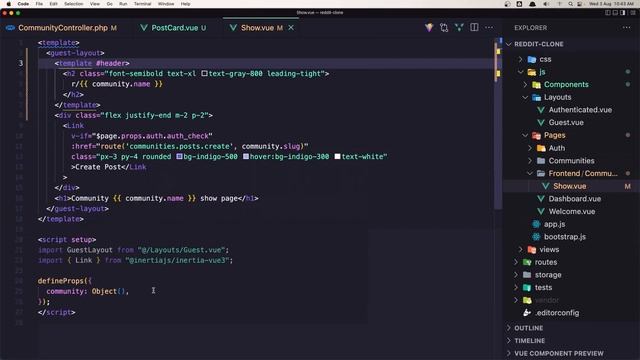 13 Display Community Posts - Reddit Clone with Laravel and VueJS - Laravel VueJS tutorial смотреть онлайн