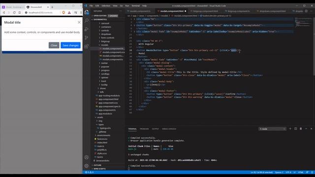 #17 Bootstrap 5 Modal with Angular 11 смотреть онлайн