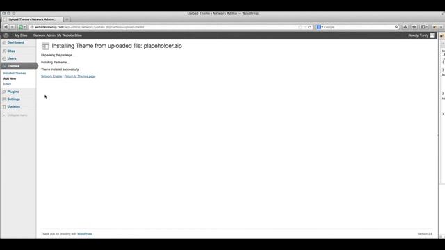 How to Install Theme in Wordpress Multisite смотреть онлайн