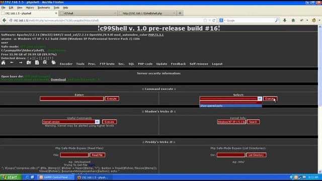 9- Hacking Web Servers and Web Application Vulnerabilities part3 смотреть онлайн