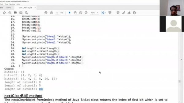 JAVA: BitSet Class(3)