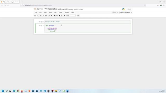 #2 Python static method basic example |Python Tutorials for beginners Hindi |#python #pythontutoria смотреть онлайн