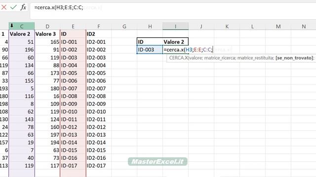 MasterExcel.it | Tutorial: Come Cercare su 2 o Più Colonne [Cerca X, Cerca Vert, Indice e Confronta смотреть онлайн
