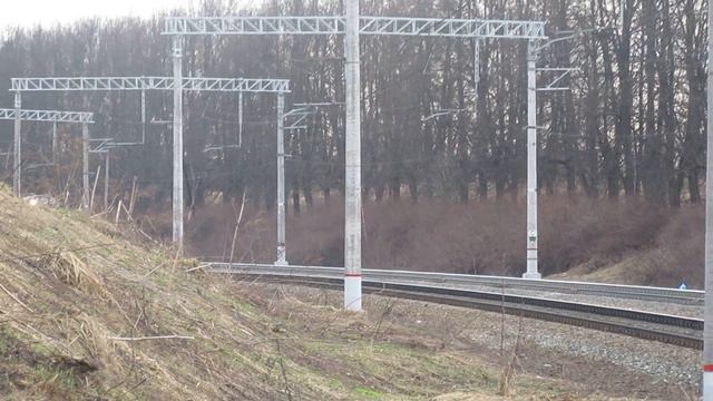 Электропоезд ЭД4М-0451 ЦППК перегон Латышская-Нара 11.04.2017 смотреть онлайн