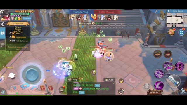 Gods Clash Battle from Tea Party (S1) part 1 - Cloud Song / Guardians Of Cloudia смотреть онлайн