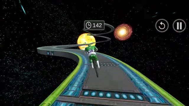 Superhero BMX Space Rider Game Walkthrough | BMX Games смотреть онлайн