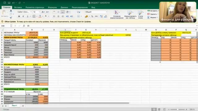 Ведение бюджета для фриланесров смотреть онлайн