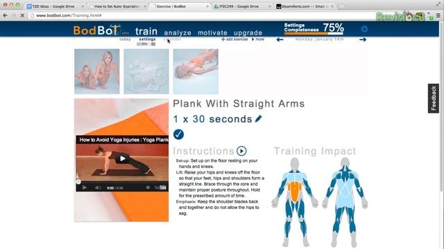 Get in Shape! Free Workout Planning Site - Tekzilla Daily Tip смотреть онлайн