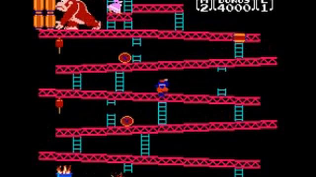 Donkey Kong (NES) - Walkthrough [Part 1 - Stage 1] смотреть онлайн