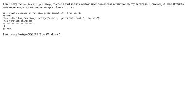 DevOps & SysAdmins: GRANT/REVOKE on functions смотреть онлайн