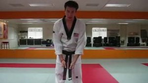 Как правильно завязывать пояс в Тхэквондо