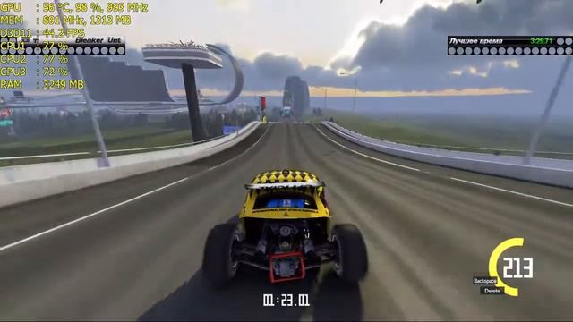 Trackmania Turbo 2016 Athlon ii x3 445 Gt 740 смотреть онлайн