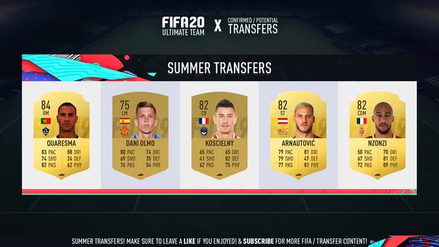 FIFA 20 SUMMER TRANSFERS! CONFIRMED DEALS & RUMOURS! w/ JOAO FELIX, RODRI, GRIEZMANN & MORE! смотреть онлайн