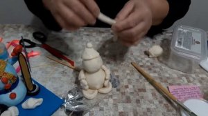 Мастер – класс по лепке из соленого теста «Снеговик»