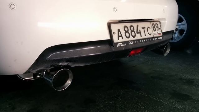 Замена штаной системы выхлопа на Tanabe Medallion Touring Infiniti G25 2011 смотреть онлайн