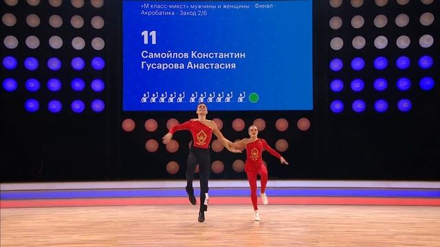 Константин Самойлов — Анастасия Гусарова | акробатика | финал | 2020 смотреть онлайн