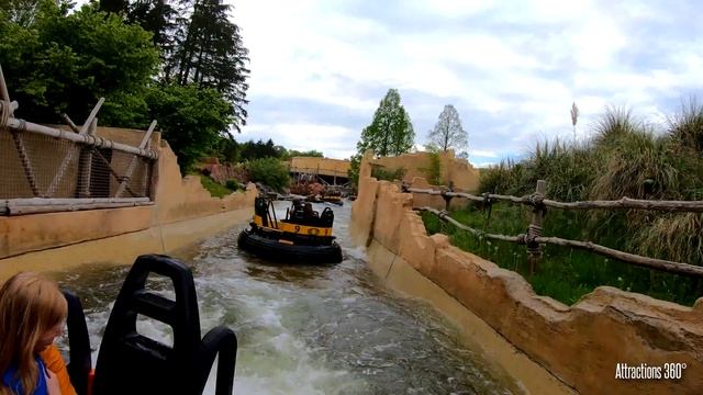River Rapids Ride - Efteling Theme Park, The Netherlands смотреть онлайн