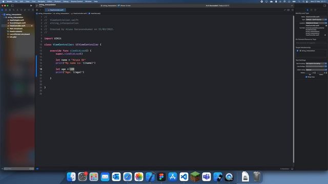 Swift Programming Logic, #115: String Interpolation смотреть онлайн