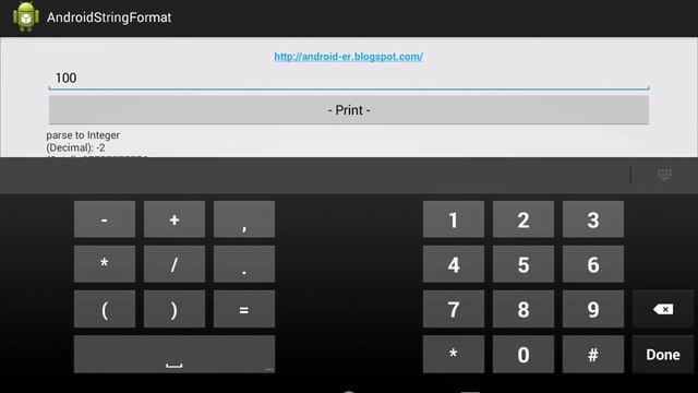 Accept negative number in EditText смотреть онлайн