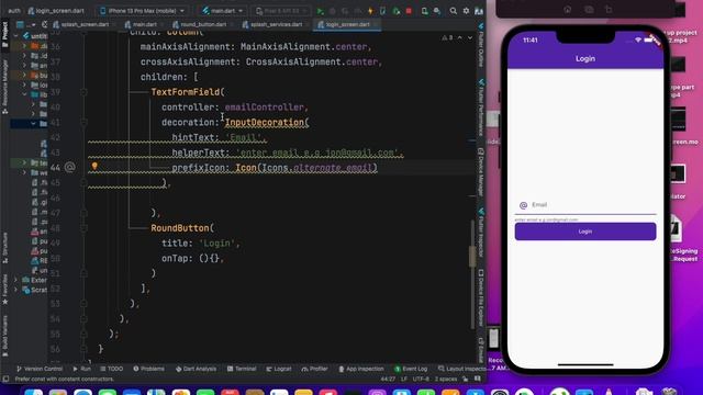 Part-5 || Login Design Firebase Authentication || Flutter Firebase Tutorials in Hindi/Urdu смотреть онлайн