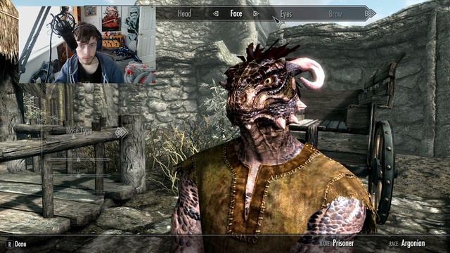 My reaction to Character Creation in Skyrim! смотреть онлайн