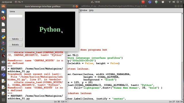 python tkinter 01 02 смотреть онлайн
