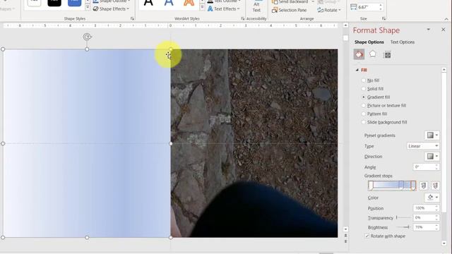 How to cut out a text shape from an image in PowerPoint смотреть онлайн