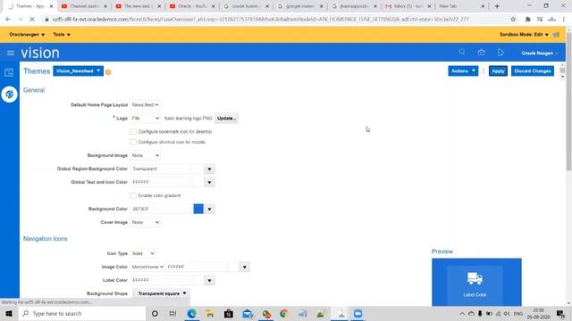 How to add Logo and display custom message on Oracle Fusion UI or Home page смотреть онлайн
