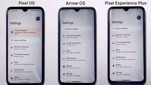 PIXEL OS VS PIXEL EXPERIENCE PLUS VS ARROW OS || DEEP COMPARISON ?? смотреть онлайн