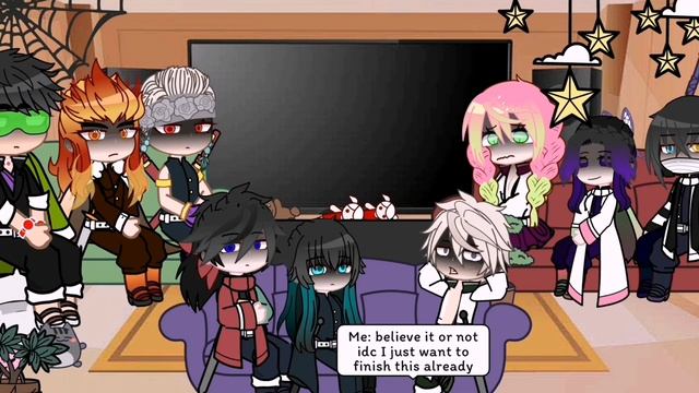 •Past hashira react to kamaboko squad P1/? (Nezuko) || Short|| || Gacha kny|| ||Cringe|| • смотреть онлайн