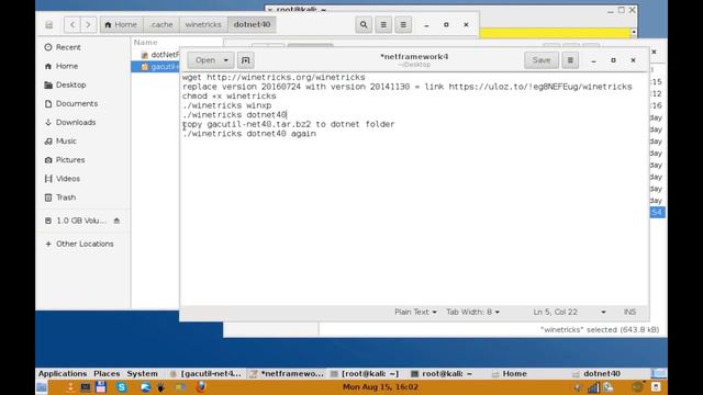 How to install Net Framework 4 on Kali linux смотреть онлайн