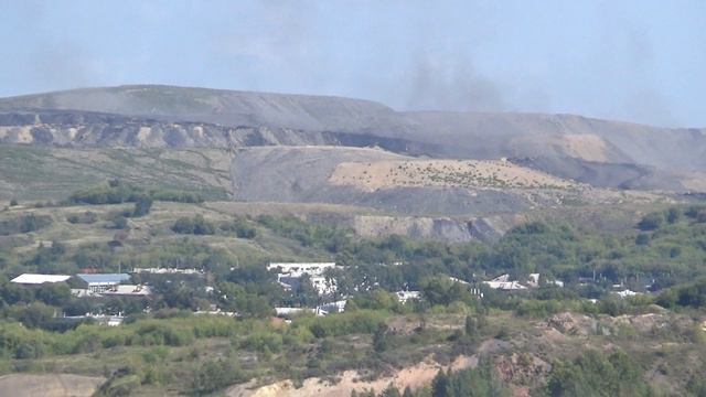 Вид на центр города Киселевска в "Зеленом Кузбассе" где добывают "чистый" уголь". Год 2020 смотреть онлайн