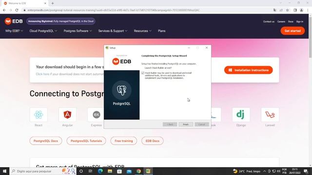 Como Instalar PostgreSQL e Dbeaver no Windows смотреть онлайн