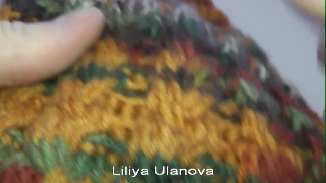 Модная шапка колпак с косами вязание крючком смотреть онлайн