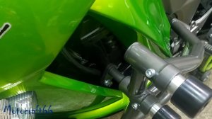 Kawasaki Z1000 2011 установка дуг и датчика скорости